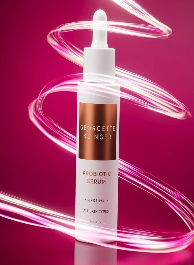Georgette Klinger Probiotic Serum - Hydrating Face Serum With Hyaluronic Acid For Anti-Aging & Skin Barrier Repair, Balances Skin Microbiome, Enhancing Texture, Prevent Premature Aging - 1 oz - Image 3
